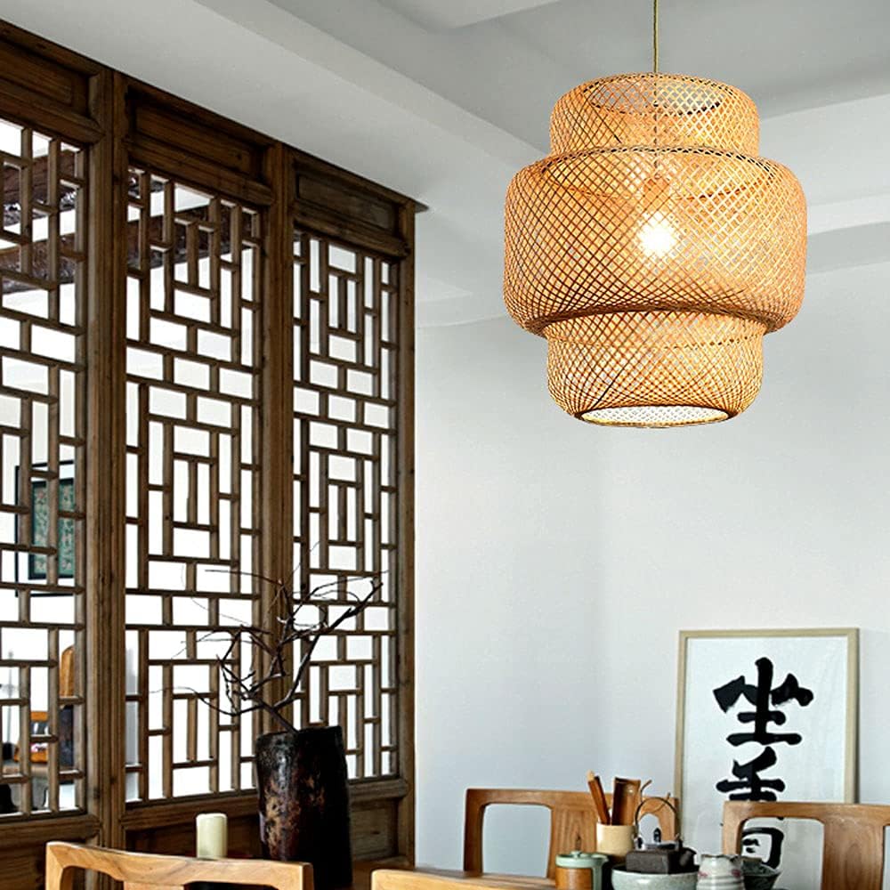 Suspension bohème en bambou TOBLI