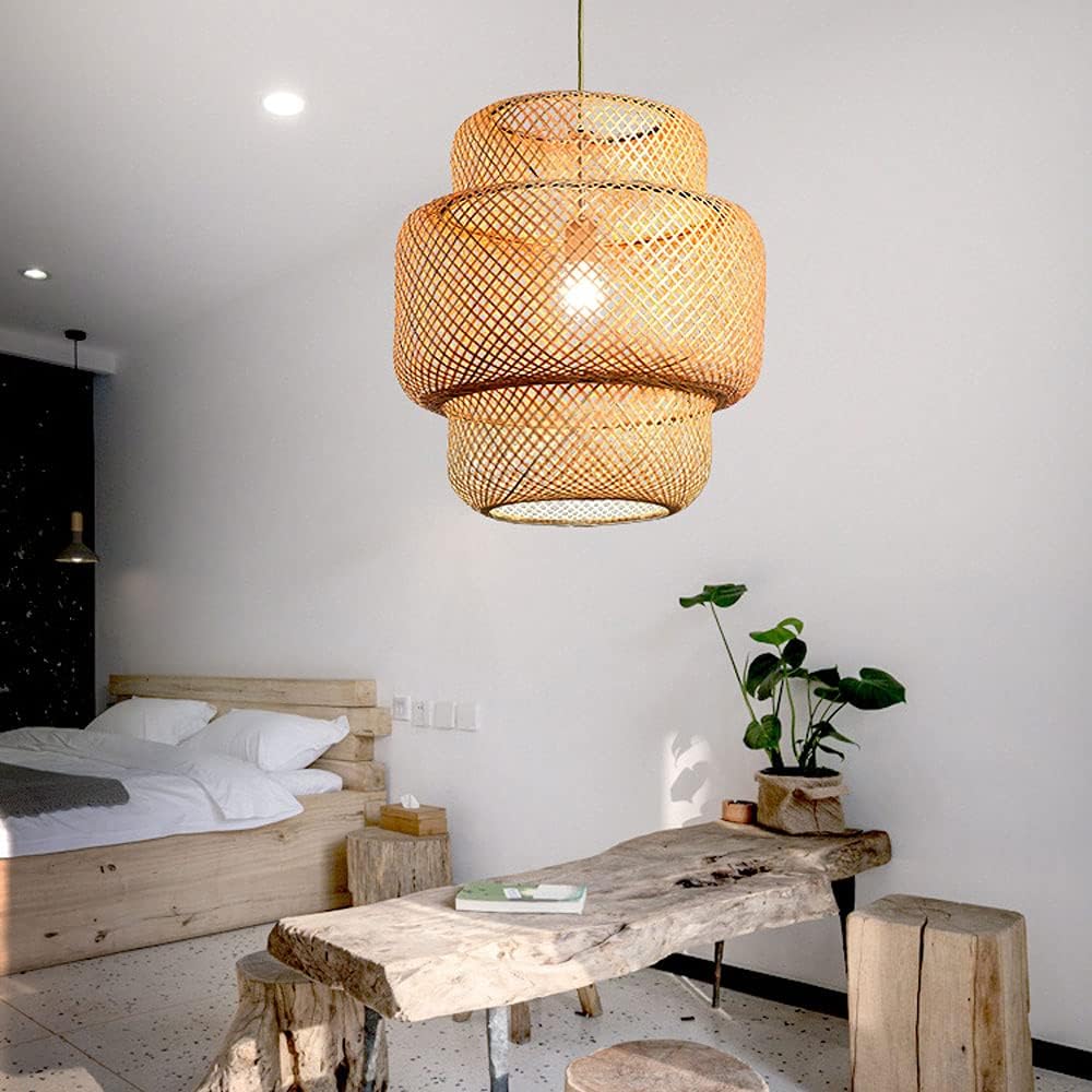 Suspension bohème en bambou TOBLI