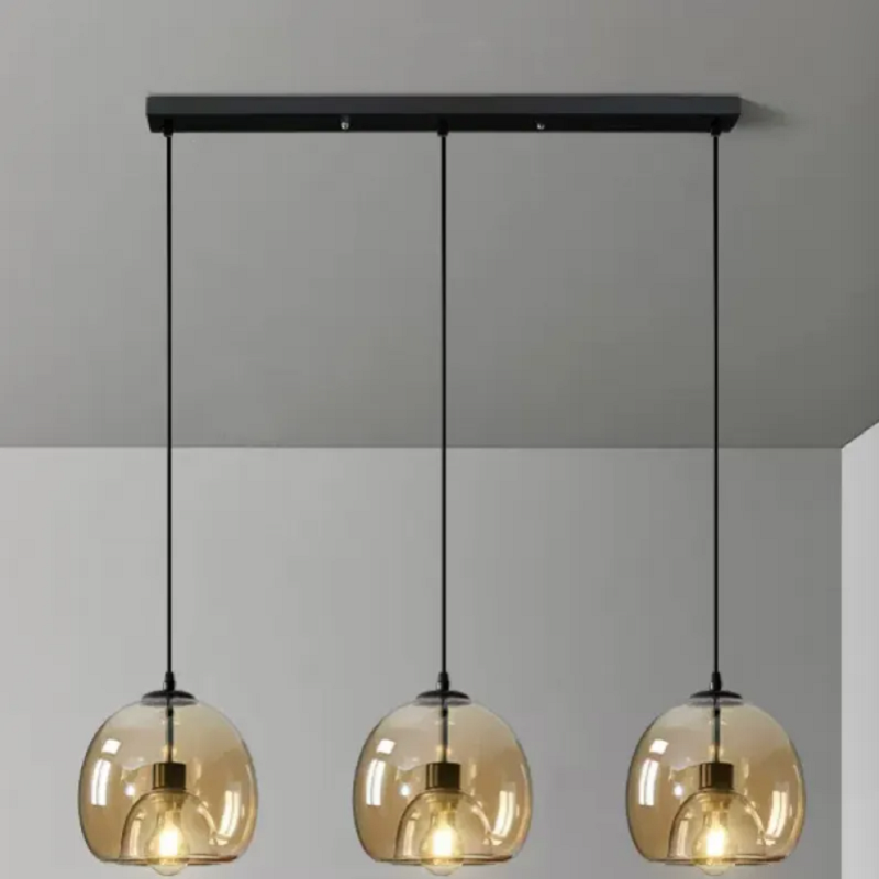 Suspension en verre fumé OPIA