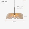 Grande suspension fleur en fibres de bananier │ORTENCIA - product_type_Floor lamp arc