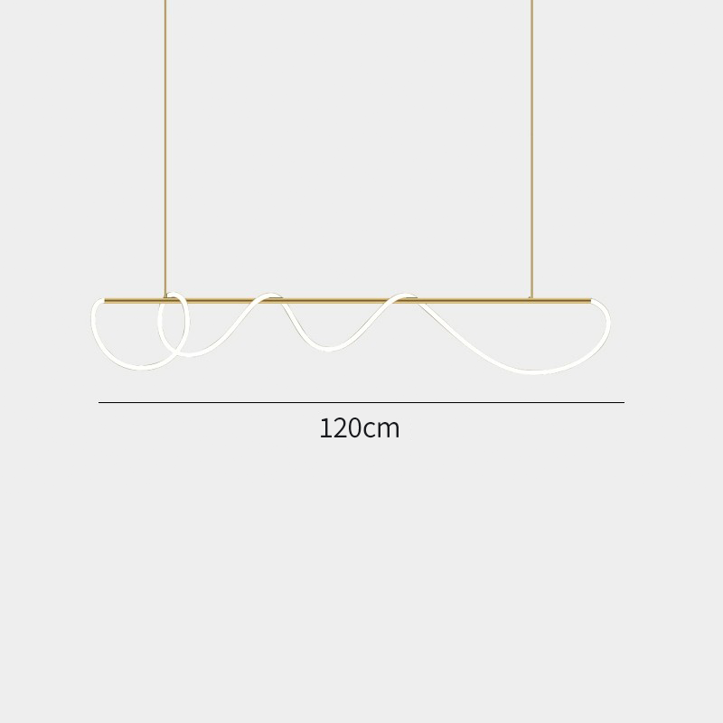 Suspension îlot cuisine LED en métal et silicone | FLEXITY