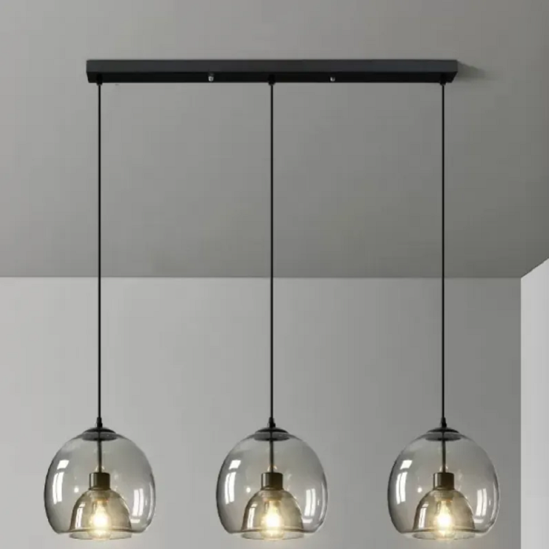 Suspension en verre fumé OPIA