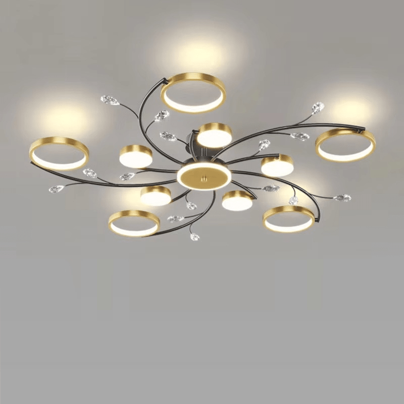 Plafonnier LED avec cristaux en métal - product_type_Atelier Luisiano