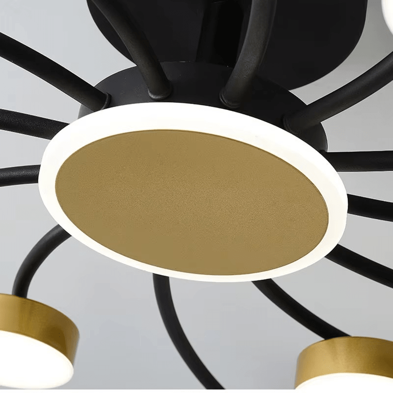Plafonnier LED avec cristaux en métal - product_type_Atelier Luisiano