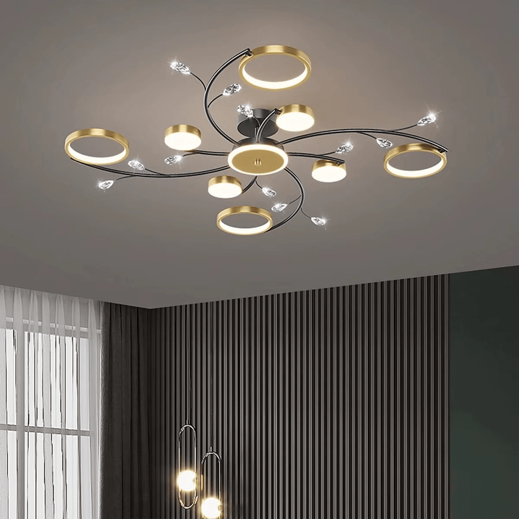 Plafonnier LED avec cristaux en métal - product_type_Atelier Luisiano