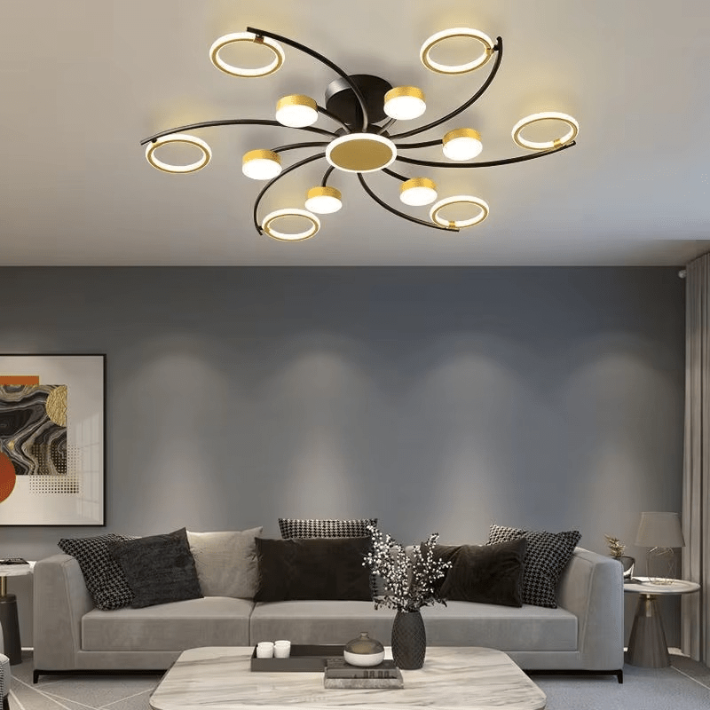 Plafonnier LED avec cristaux en métal - product_type_Atelier Luisiano