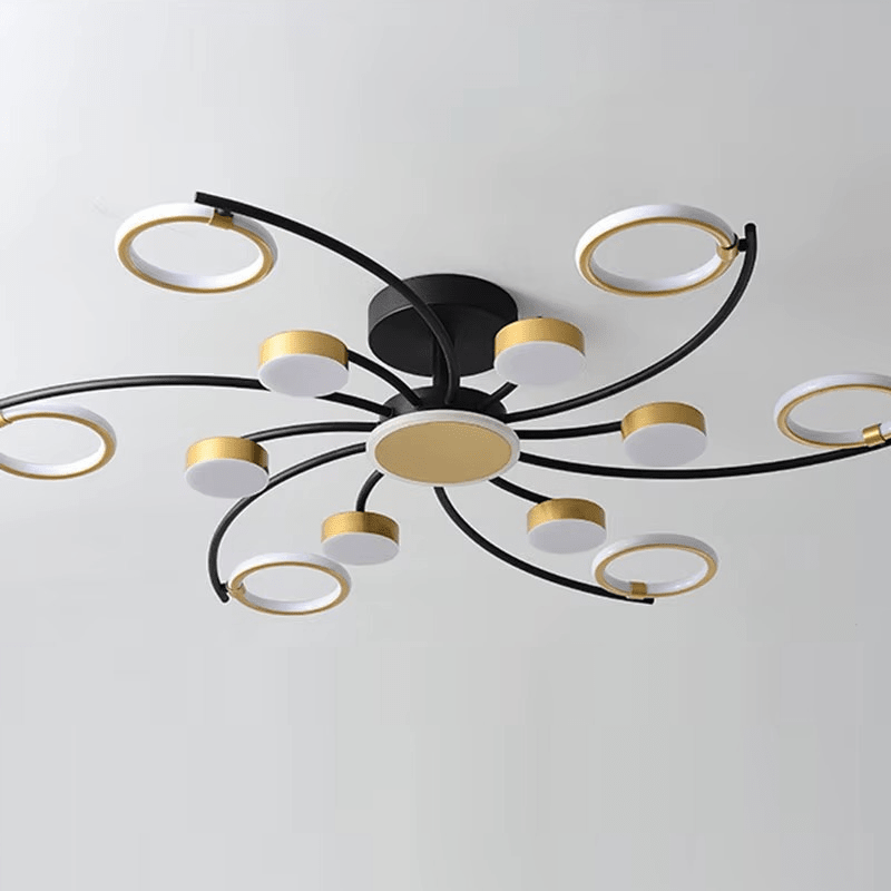 Plafonnier LED avec cristaux en métal - product_type_Atelier Luisiano