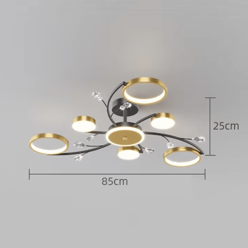 Plafonnier LED avec cristaux en métal - product_type_Atelier Luisiano