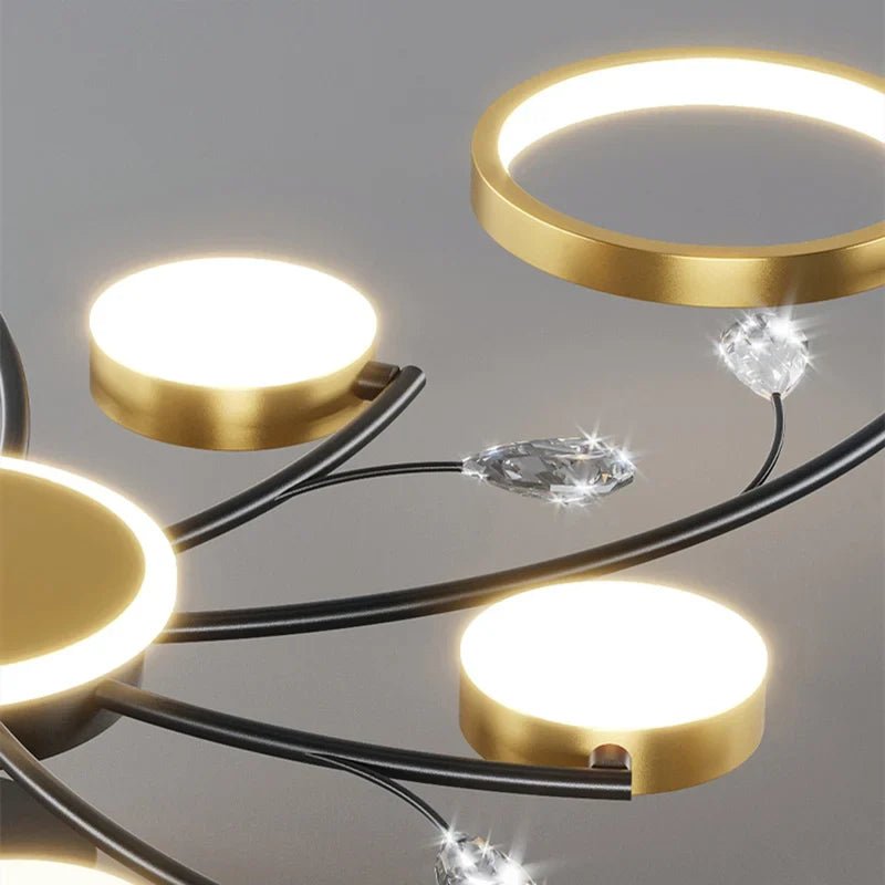 Plafonnier LED avec cristaux en métal - product_type_Atelier Luisiano