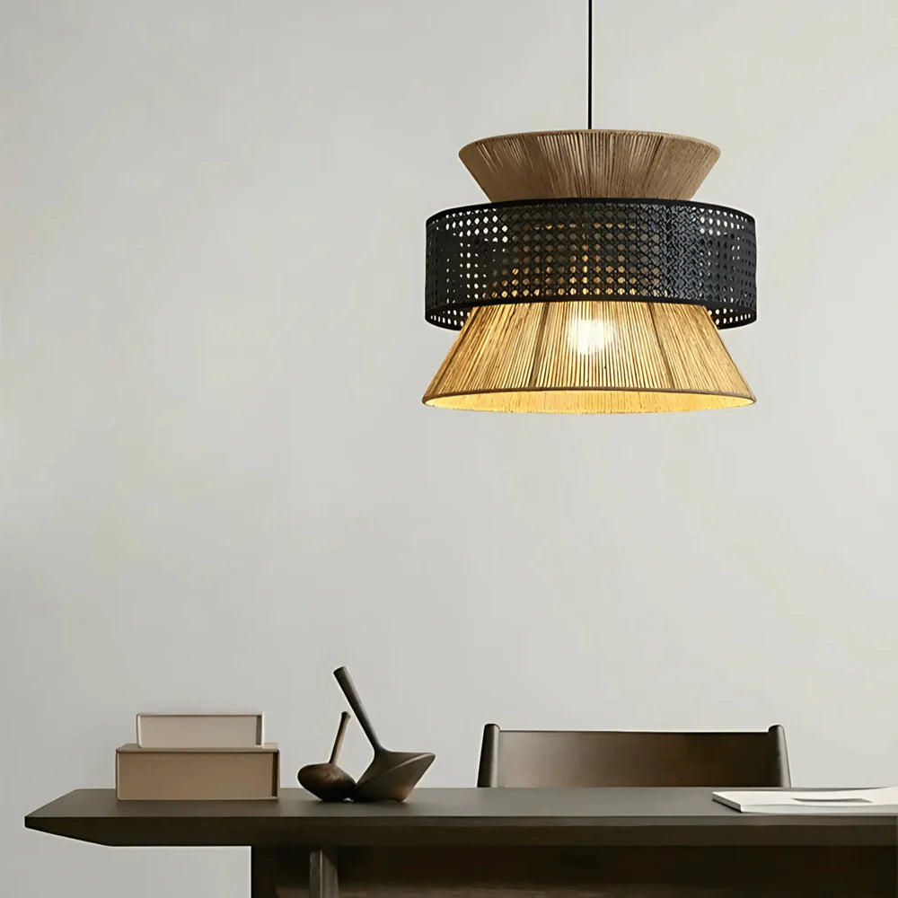 Suspension en rotin DIABOLO