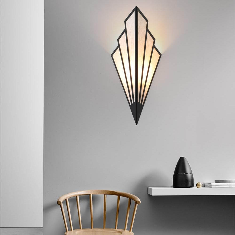 Applique murale LED en métal design moderne en losange │ JOYON