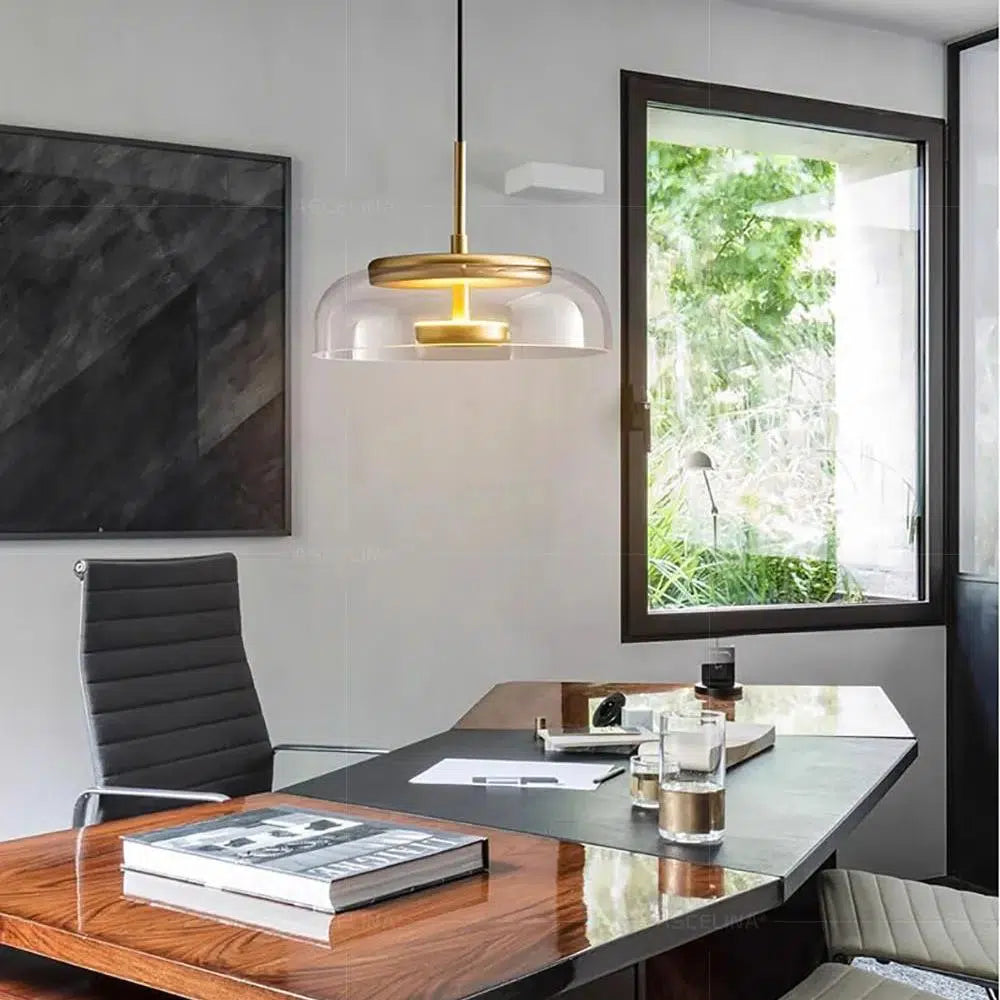 Suspension en verre LED DILAN