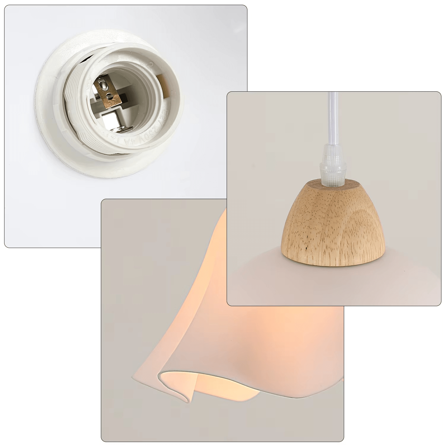 Suspension 3 lampes fleur en verre ZEWA - product_type_Atelier Luisiano