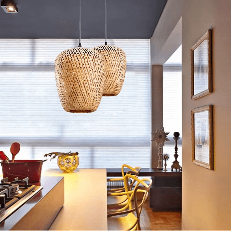 Suspension bohème en bambou POLENKA - product_type_Floor lamp arc