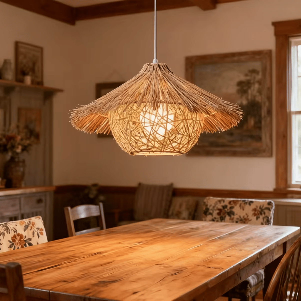 Suspension bohème en osier TABOH - product_type_Floor lamp arc