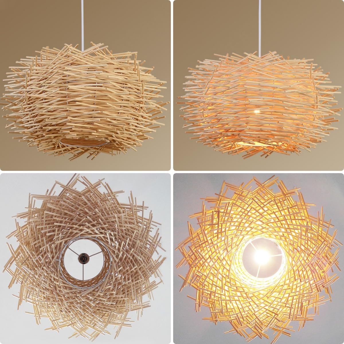 Suspension bohème en rotin RUCH - product_type_Floor lamp arc