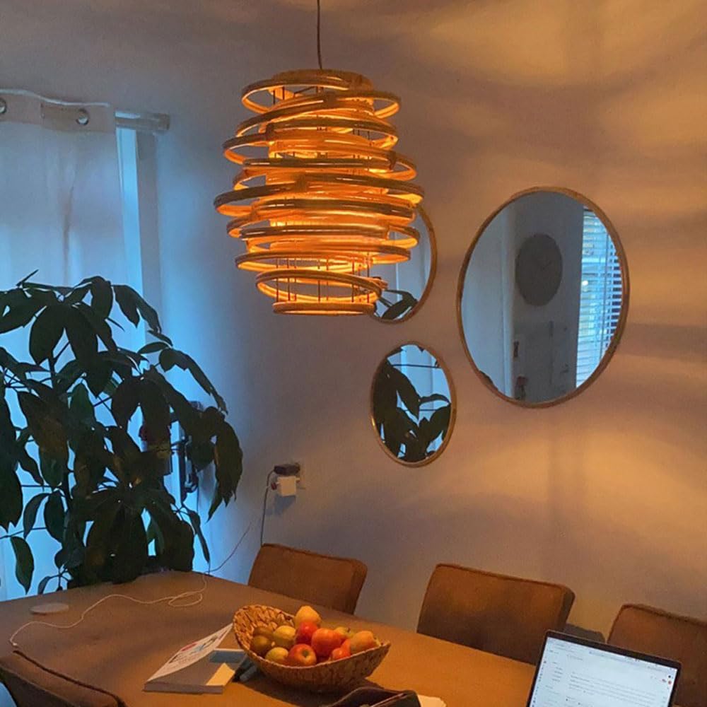 Suspension bohème en rotin TORELA - product_type_Floor lamp arc