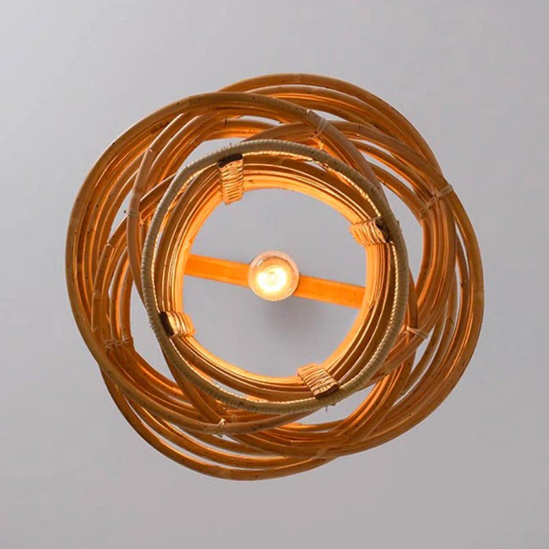Suspension bohème en rotin TORELA - product_type_Floor lamp arc