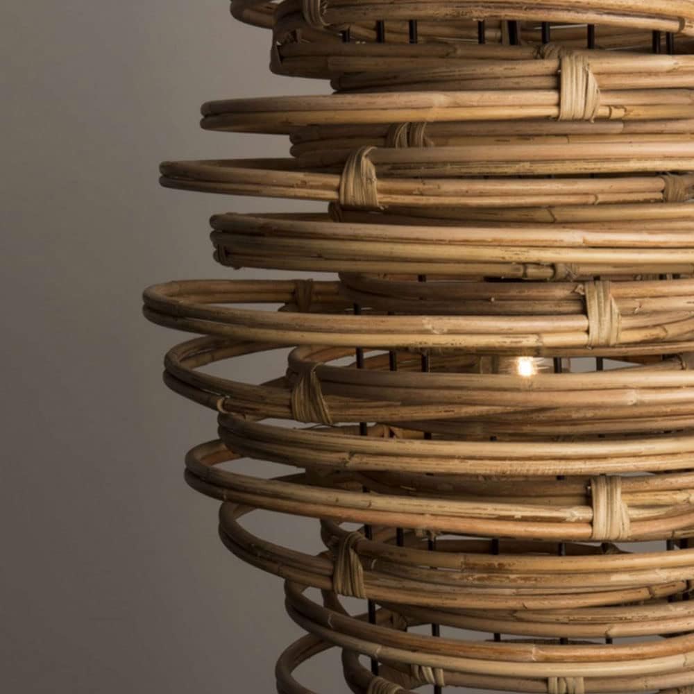 Suspension bohème en rotin TORELA - product_type_Floor lamp arc