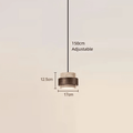 Suspension cylindrique en travertin et en bois DENIZE - product_type_Atelier Luisiano