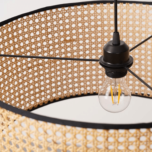 Suspension de rotin LEONA - product_type_Floor lamp arc
