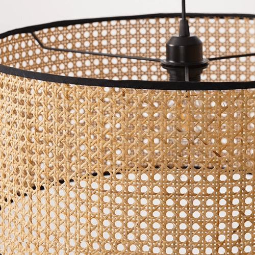 Suspension de rotin LEONA - product_type_Floor lamp arc
