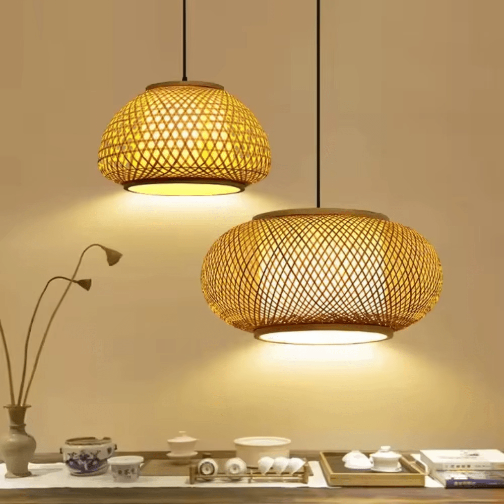 Suspension en bambou GALINA - product_type_Floor lamp arc