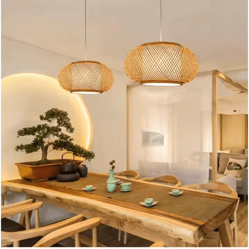 Suspension en bambou GALINA - product_type_Floor lamp arc