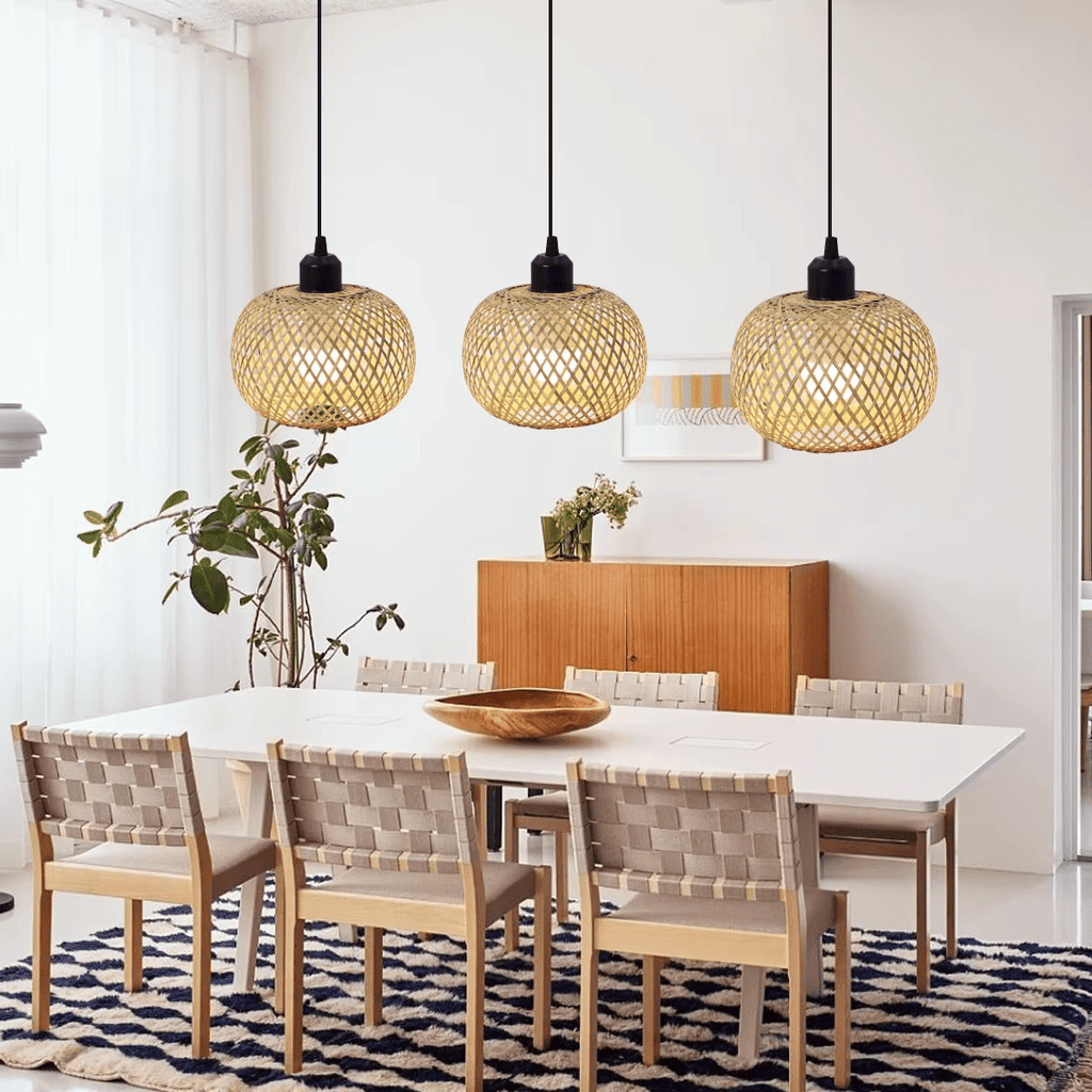 Suspension en bambou sphérique GALA - product_type_Floor lamp arc