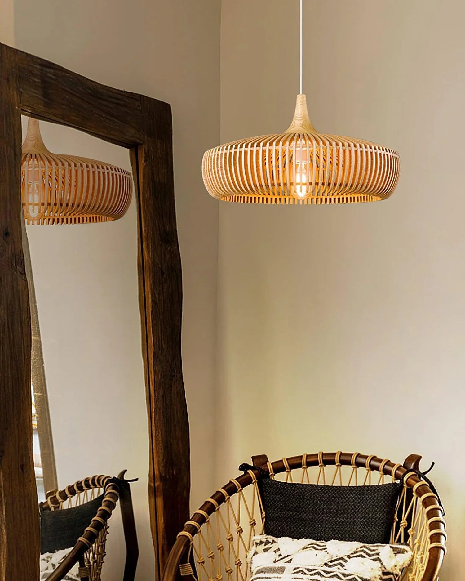 Suspension en bois TORNA - product_type_Floor lamp arc