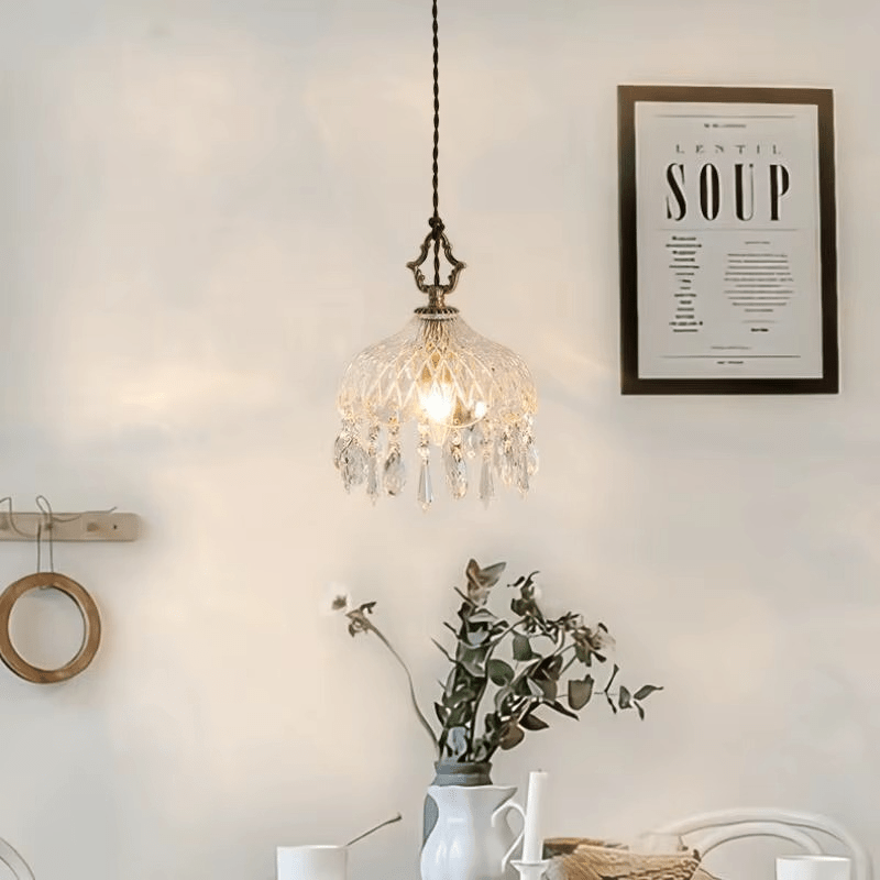 Suspension en Crystal vintage WENZY - product_type_Floor lamp arc