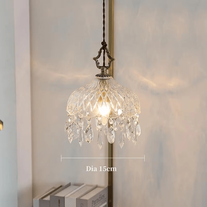 Suspension en Crystal vintage WENZY - product_type_Floor lamp arc
