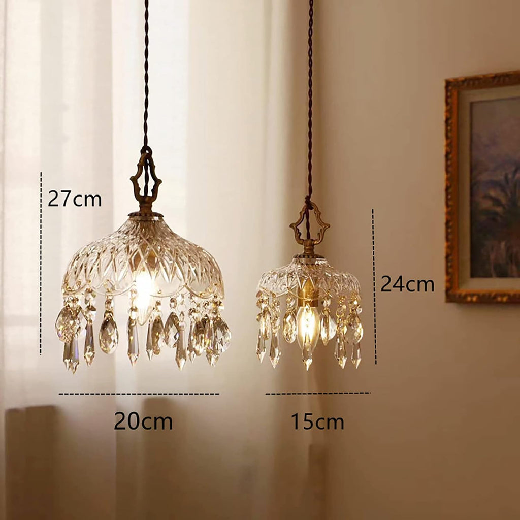 Suspension en Crystal vintage WENZY - product_type_Floor lamp arc