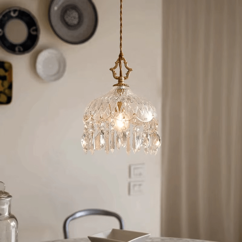 Suspension en Crystal vintage WENZY - product_type_Floor lamp arc