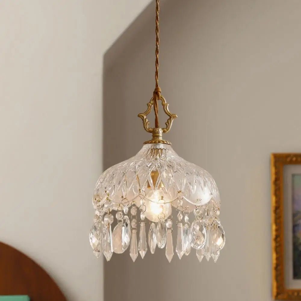 Suspension en Crystal vintage WENZY - product_type_Floor lamp arc