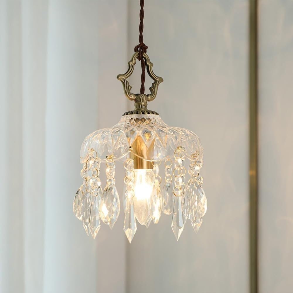 Suspension en Crystal vintage WENZY - product_type_Floor lamp arc
