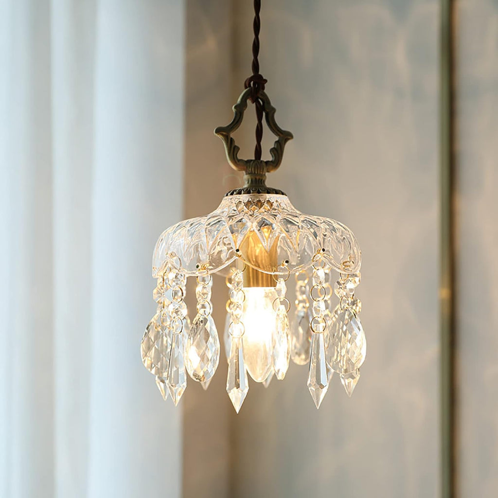 Suspension en Crystal vintage WENZY - product_type_Floor lamp arc