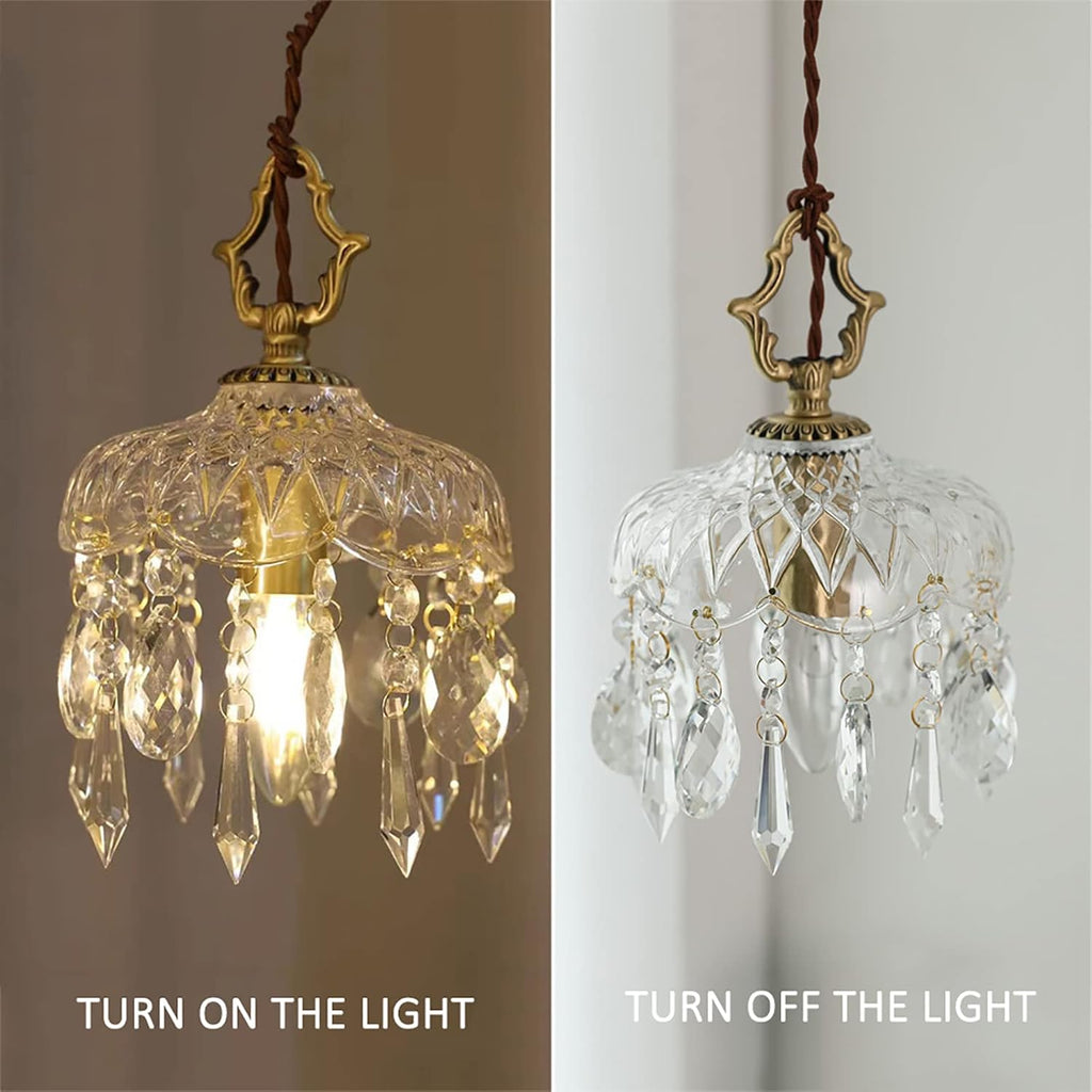 Suspension en Crystal vintage WENZY - product_type_Floor lamp arc