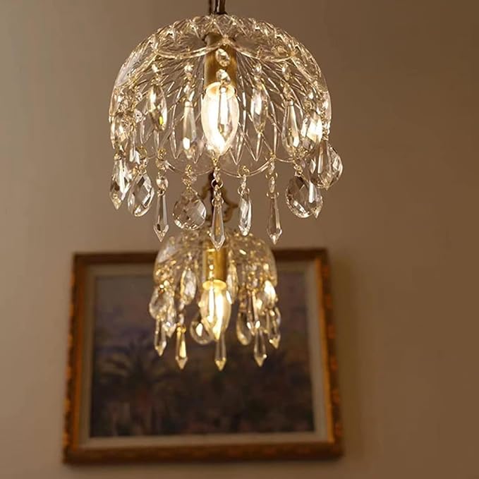 Suspension en Crystal vintage WENZY - product_type_Floor lamp arc