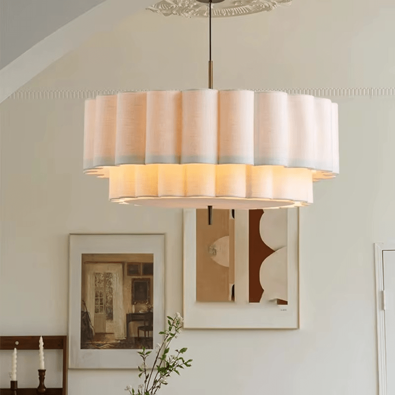 Suspension en lin ROZANA - product_type_Floor lamp arc