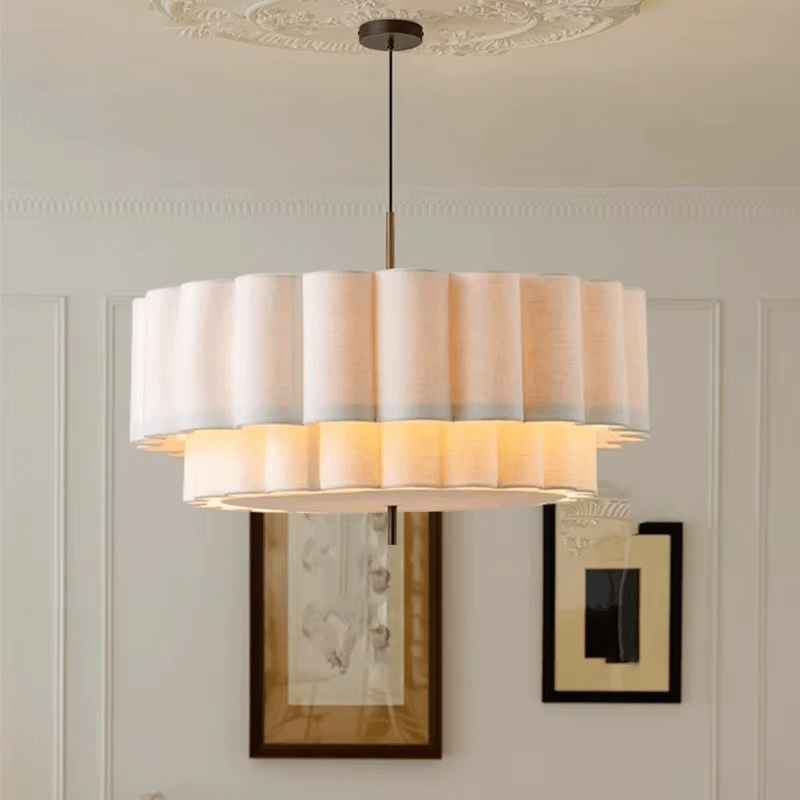Suspension en lin ROZANA - product_type_Floor lamp arc