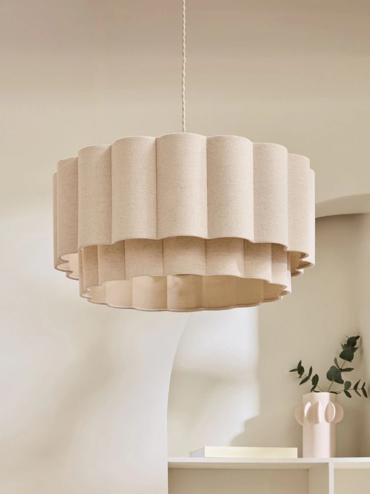 Suspension en lin ROZANA - product_type_Floor lamp arc