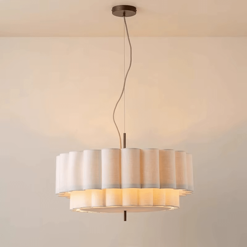 Suspension en lin ROZANA - product_type_Floor lamp arc