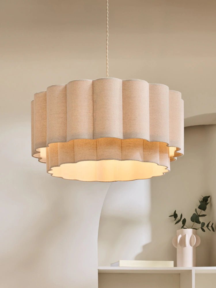 Suspension en lin ROZANA - product_type_Floor lamp arc