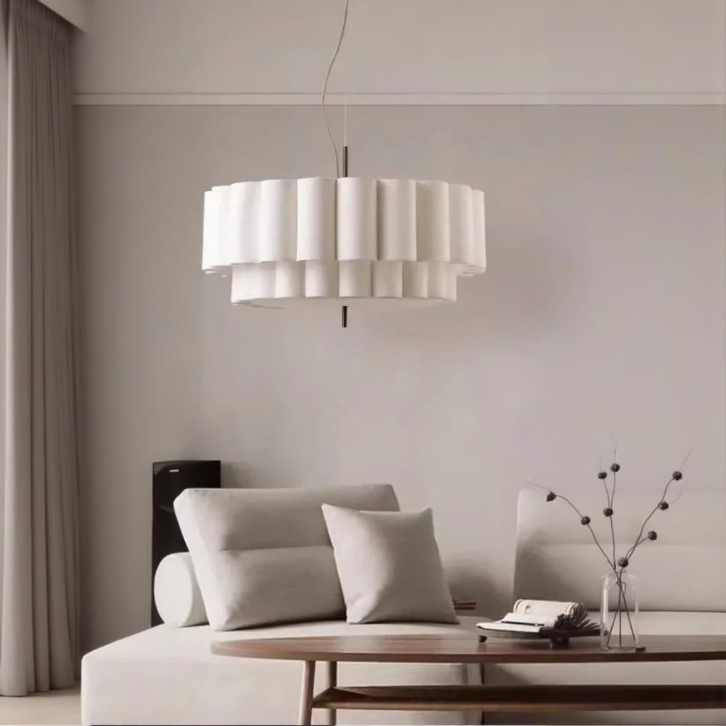 Suspension en lin ROZANA - product_type_Floor lamp arc