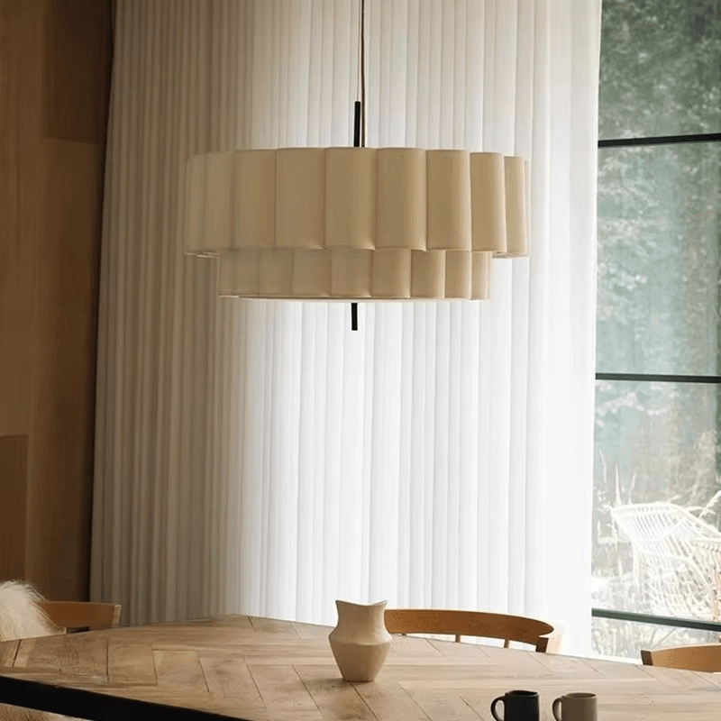 Suspension en lin ROZANA - product_type_Floor lamp arc