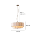 Suspension en lin ROZANA - product_type_Floor lamp arc