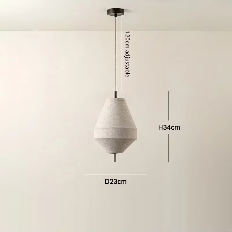 Suspension en lin SOLENE - product_type_Floor lamp arc
