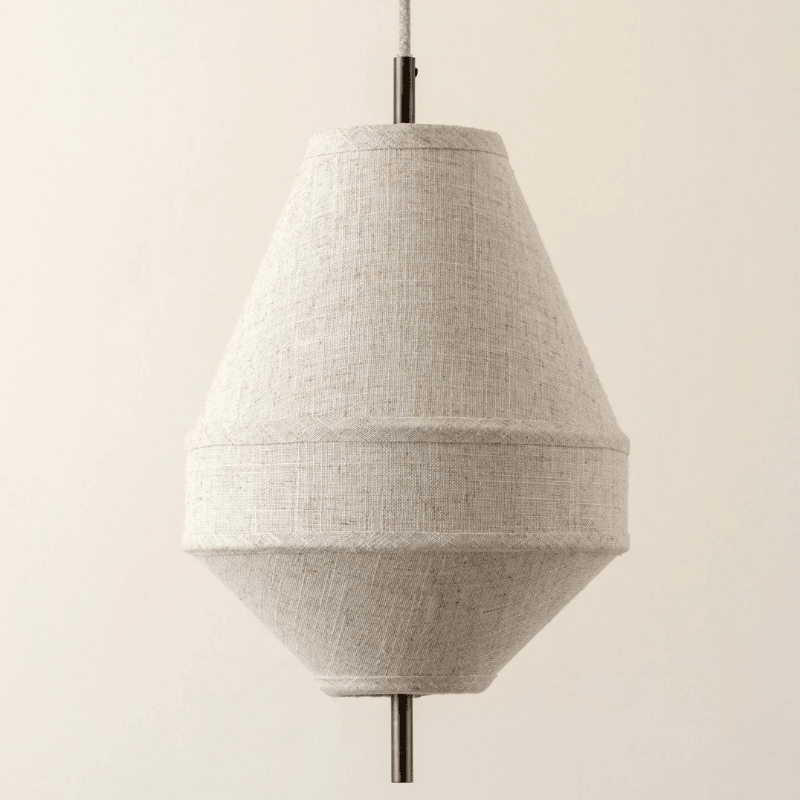 Suspension en lin SOLENE - product_type_Floor lamp arc