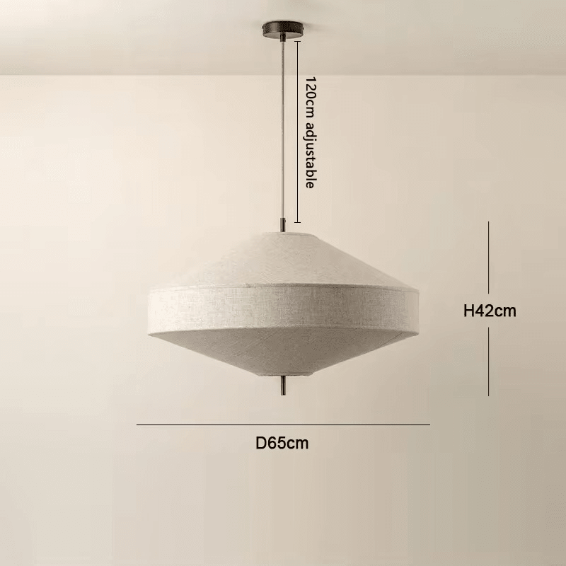 Suspension en lin SOLENE - product_type_Floor lamp arc